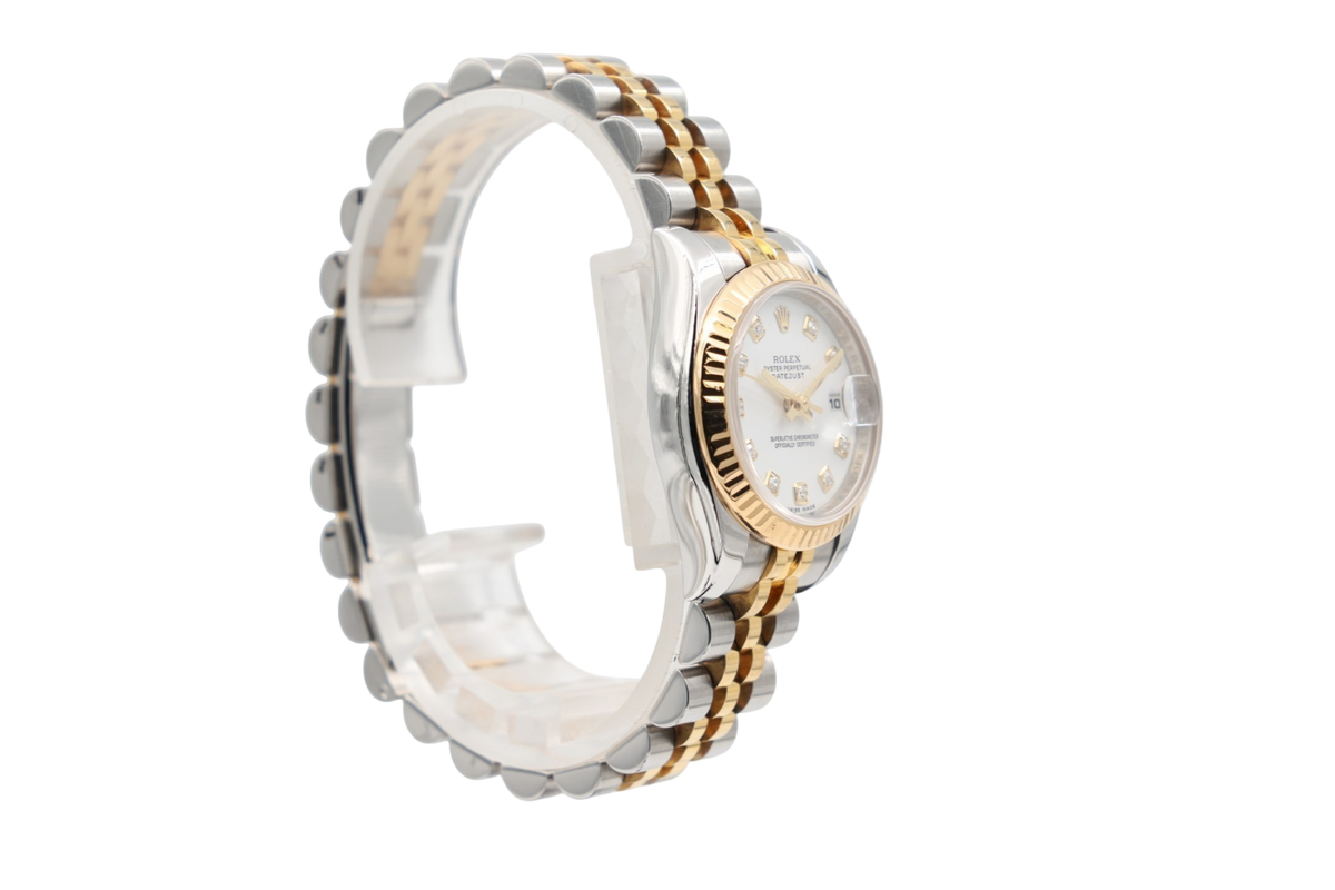Rolex - Datejust – White with Diamond – 179173 – 2008