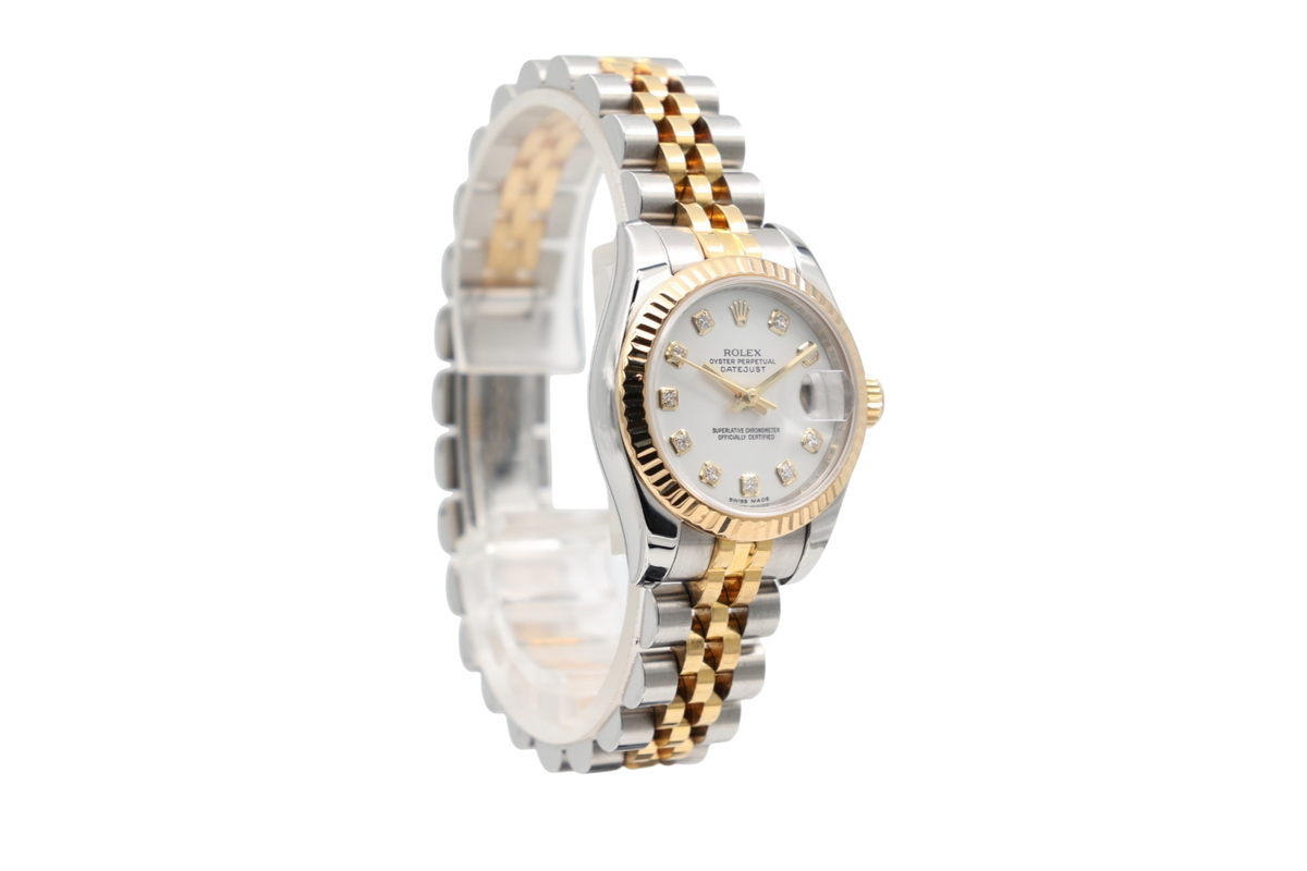 Rolex - Datejust – White with Diamond – 179173 – 2008