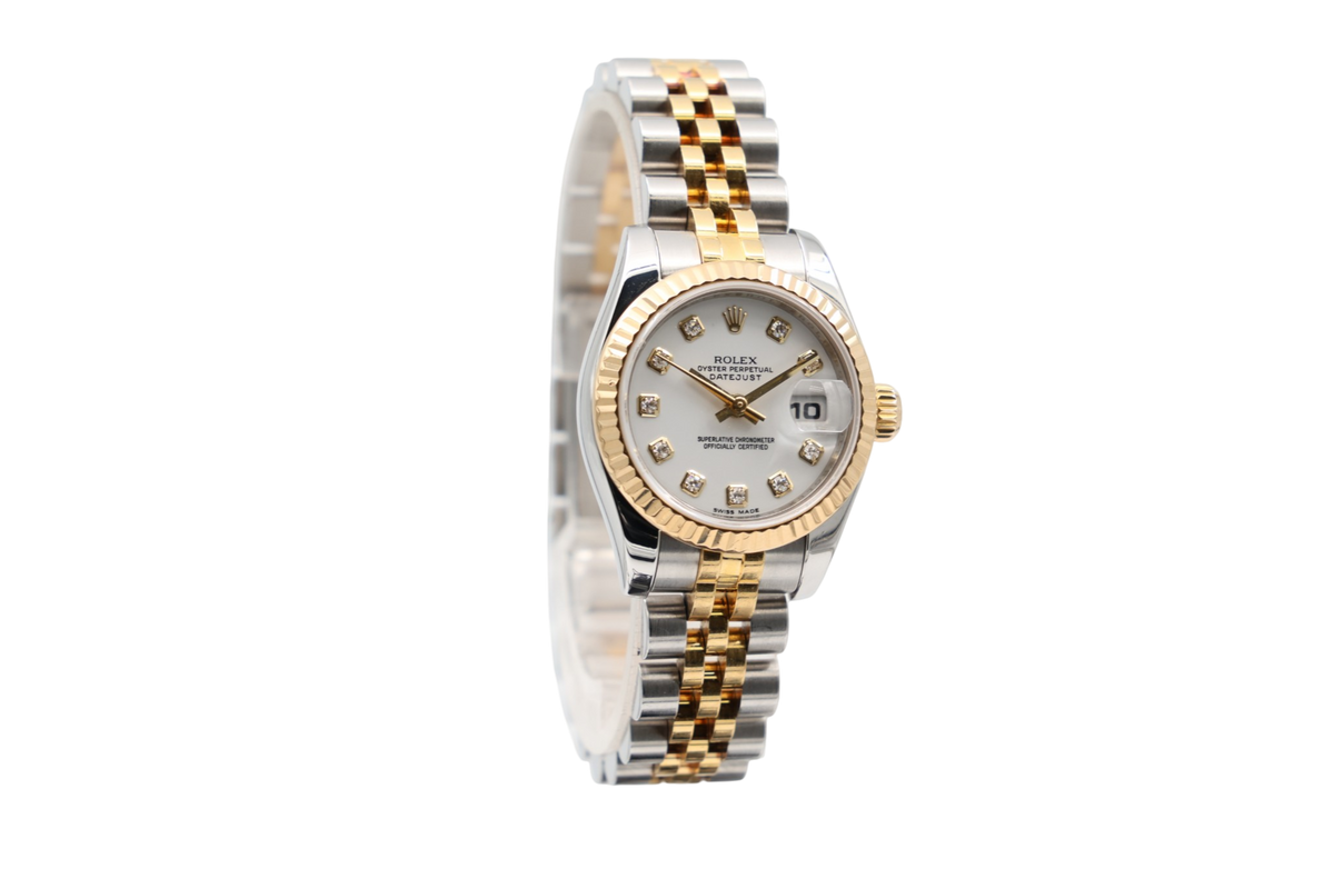 Rolex - Datejust – White with Diamond – 179173 – 2008