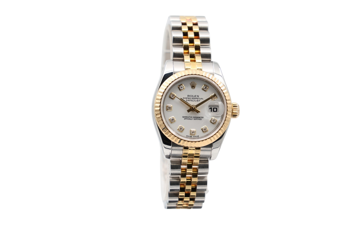 Rolex - Datejust – White with Diamond – 179173 – 2008