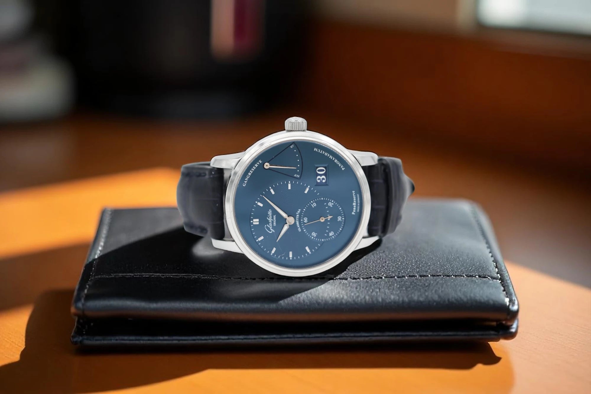 Glashütte - PanoReserve - Blue Dial - 1-65-01-26-12-01