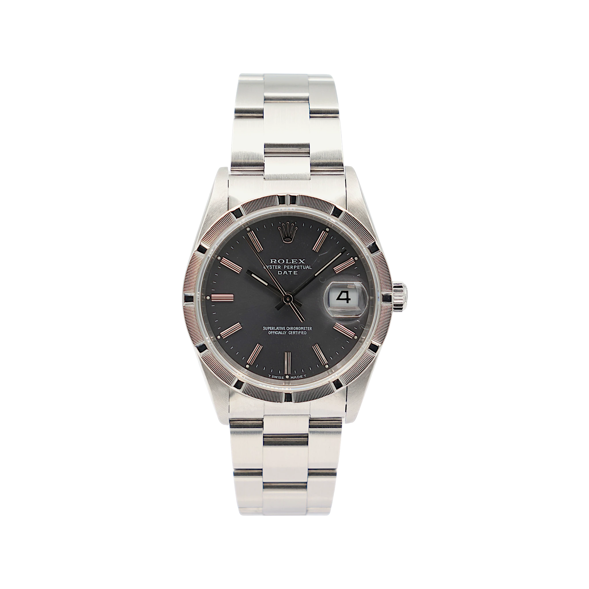 Rolex - Oyster Perpetual Date - Grey Dial - 15210 - Circa 1994