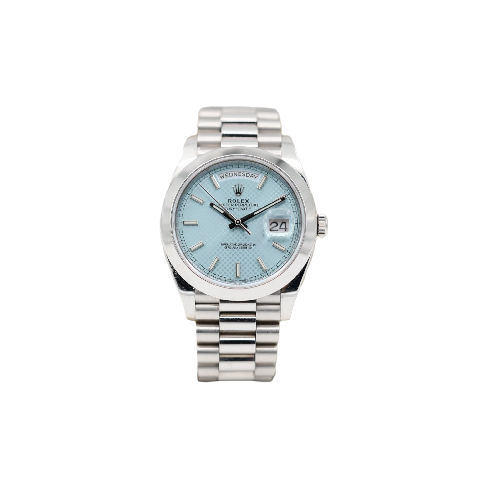 Rolex - Day-Date - Ice Blue Motif Dial - 228206 - 2019