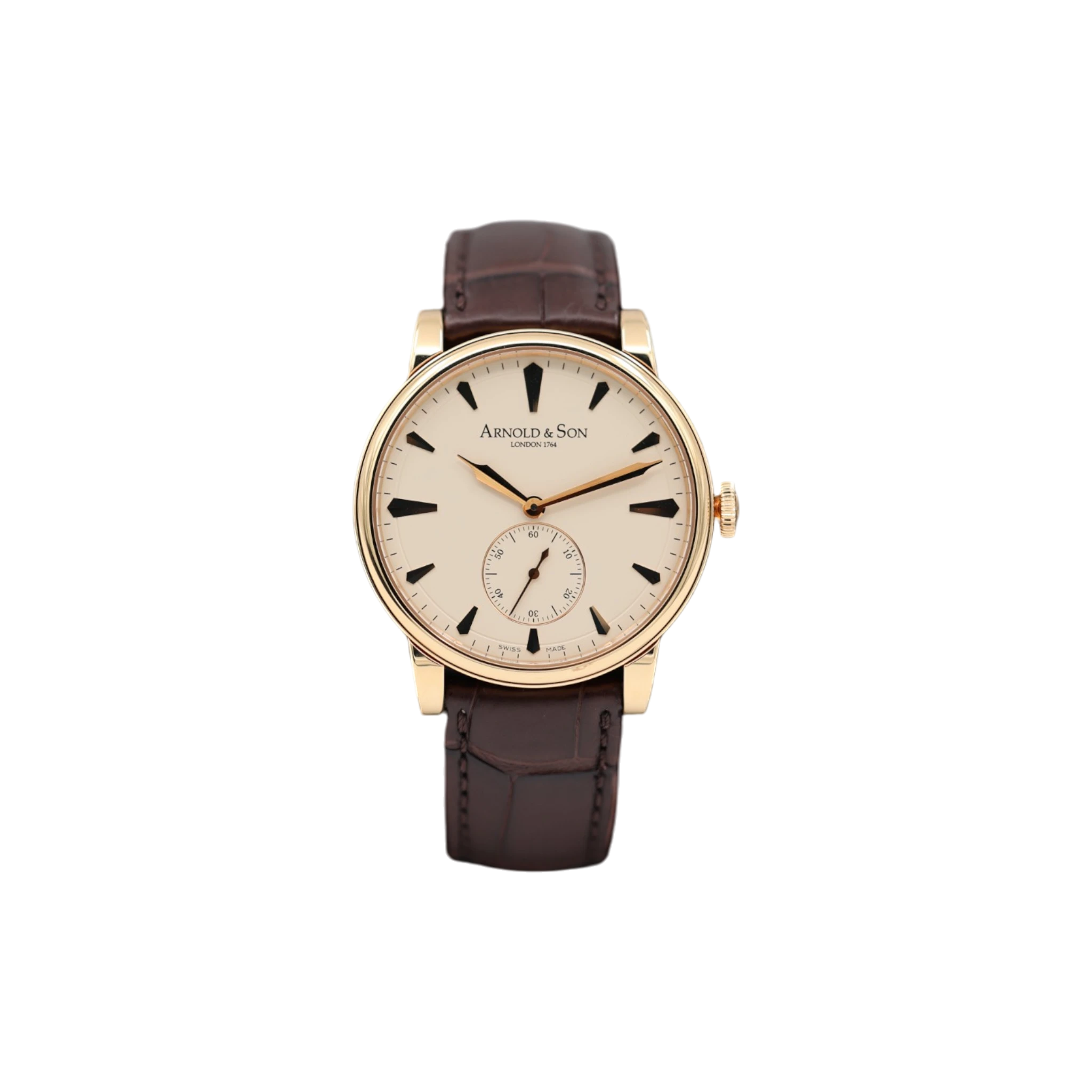 Arnold & Son - HMS1 18k Red Gold - Cream Dial - 1LCAP.W01A.C110A - 2023