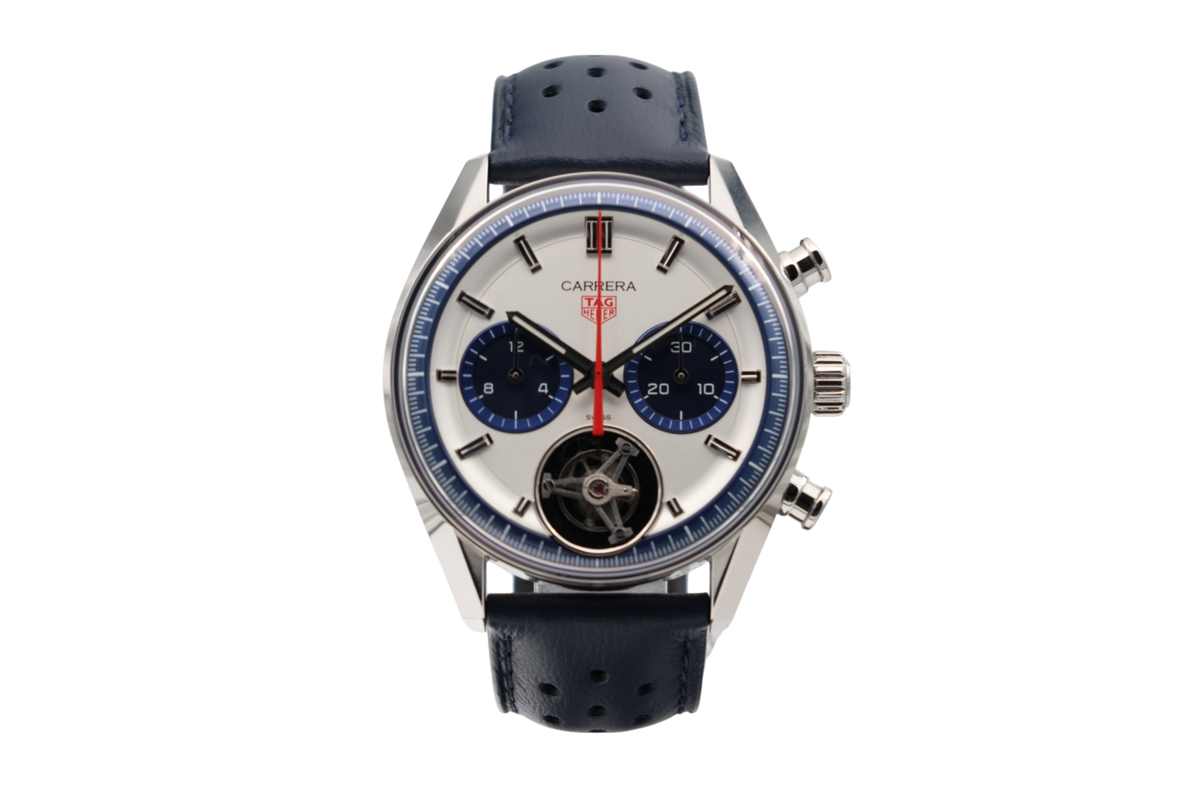 TAG Heuer - Carrera Chronograph Tourbillon – Silver – CBS5013.EB0375
