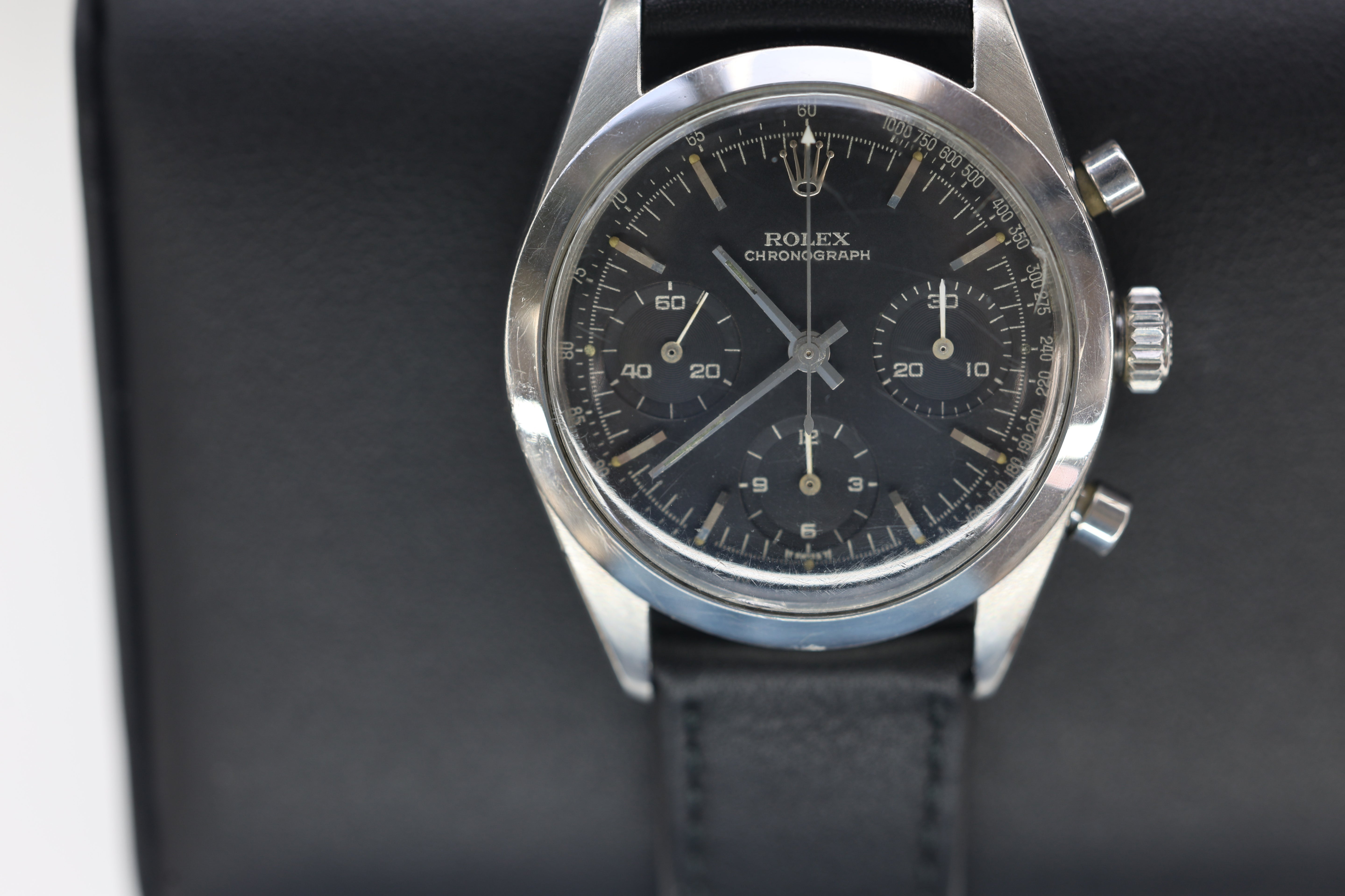 Rolex - Pre-Daytona Chronograph - Black Dial - 6238