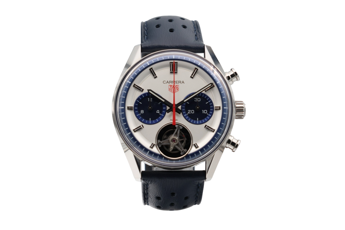 TAG Heuer - Carrera Chronograph Tourbillon – Silver – CBS5013.EB0375
