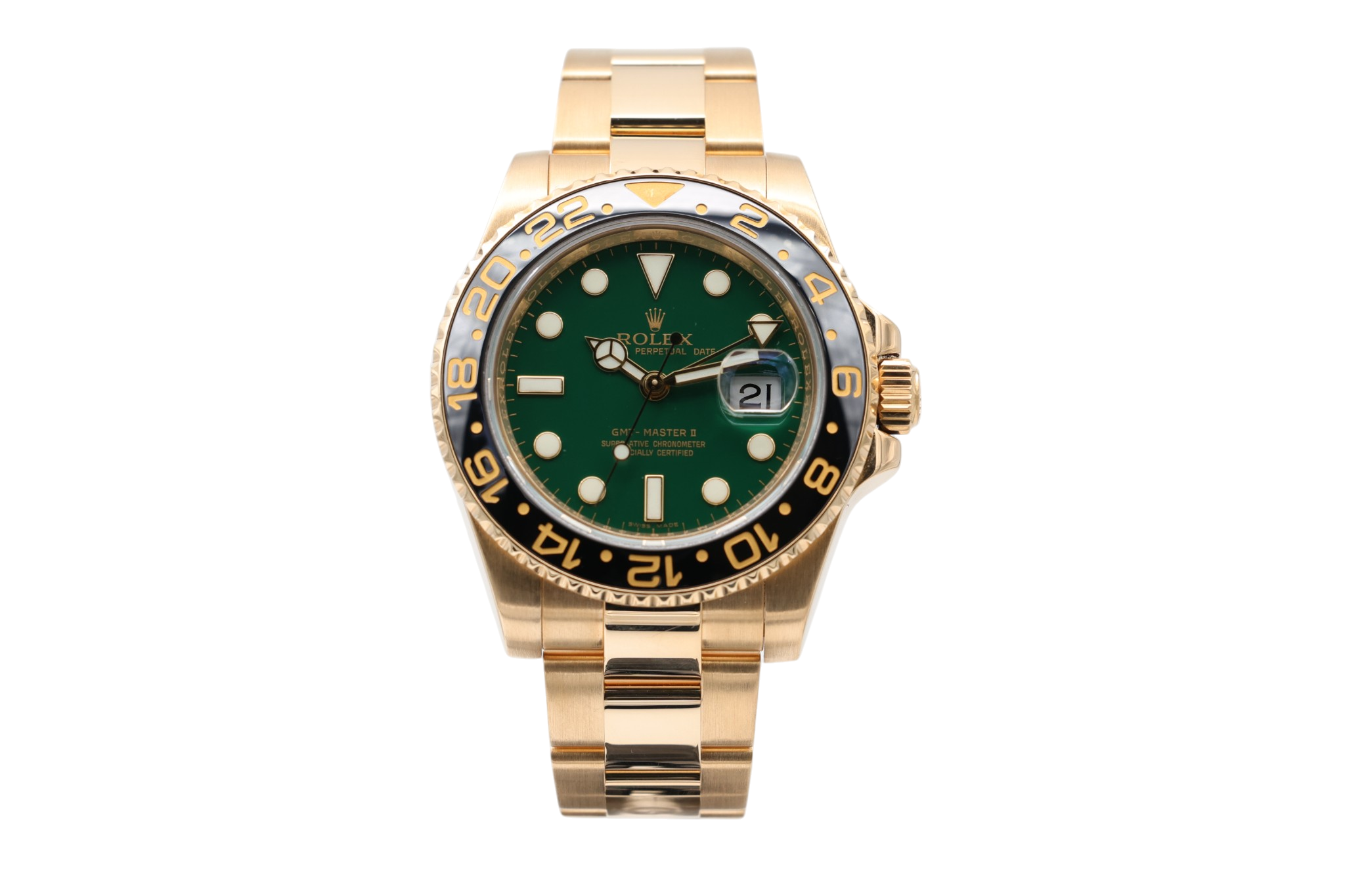 Rolex - GMT Master II – "Anniversary Green Dial" – 116718 – 2011