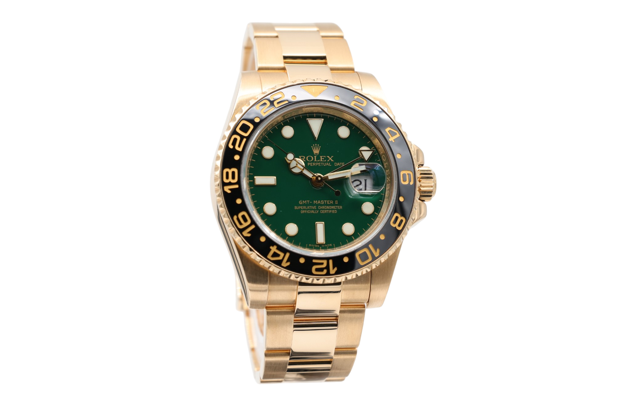 Rolex - GMT Master II – "Anniversary Green Dial" – 116718 – 2011