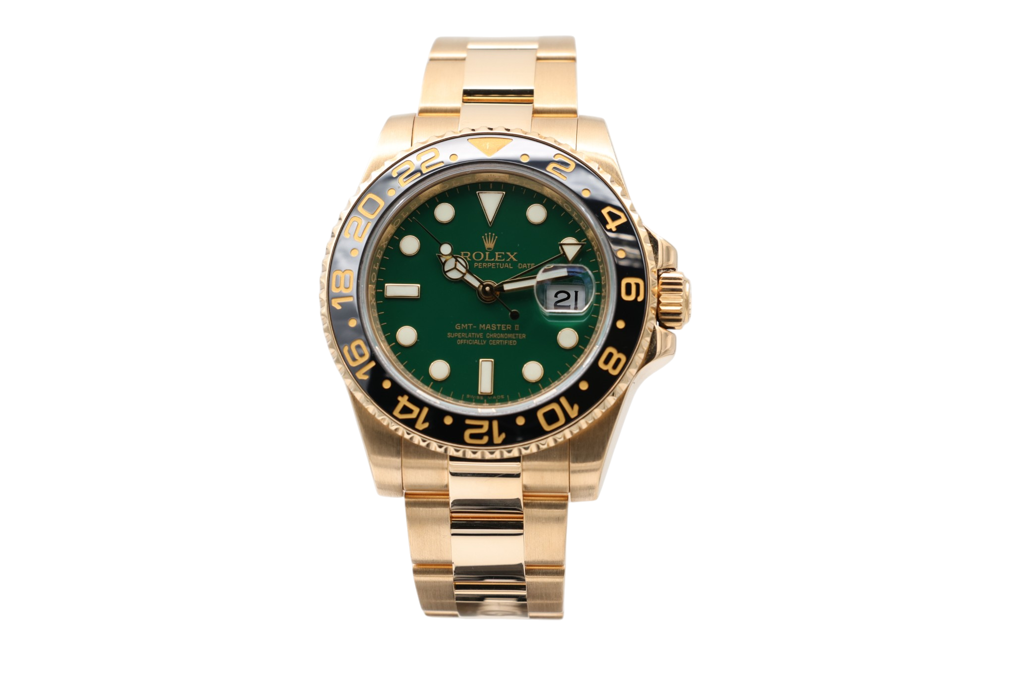 Rolex - GMT Master II – "Anniversary Green Dial" – 116718 – 2011