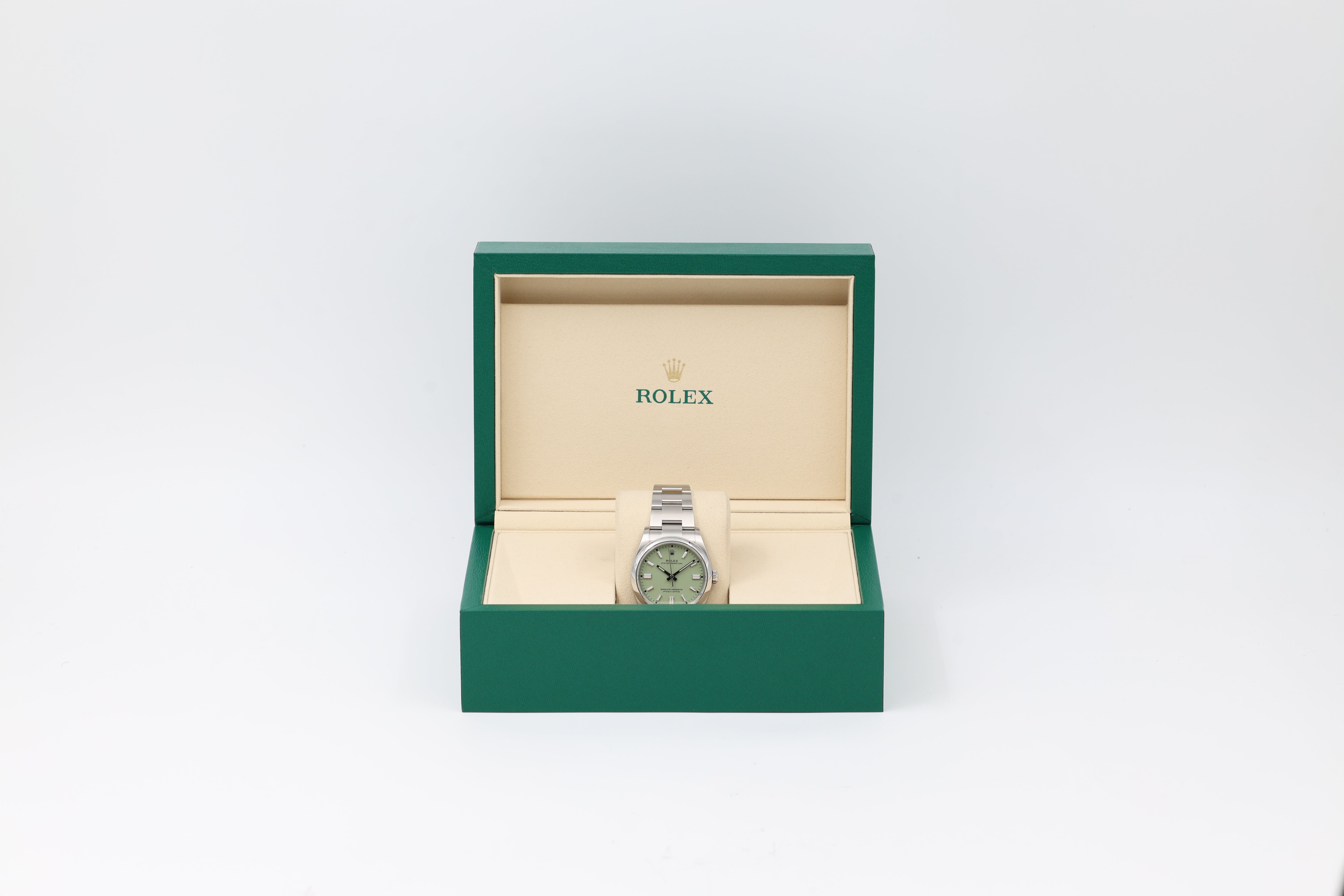 Rolex - Oyster Perpetual - Pistachio Dial - 126000 - 2025