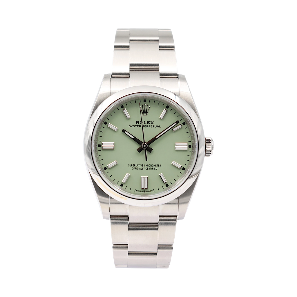 Rolex - Oyster Perpetual - Pistachio Dial - 126000 - 2025