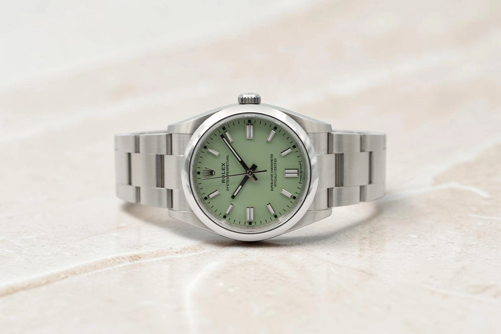 Rolex - Oyster Perpetual - Pistachio Dial - 126000 - 2025