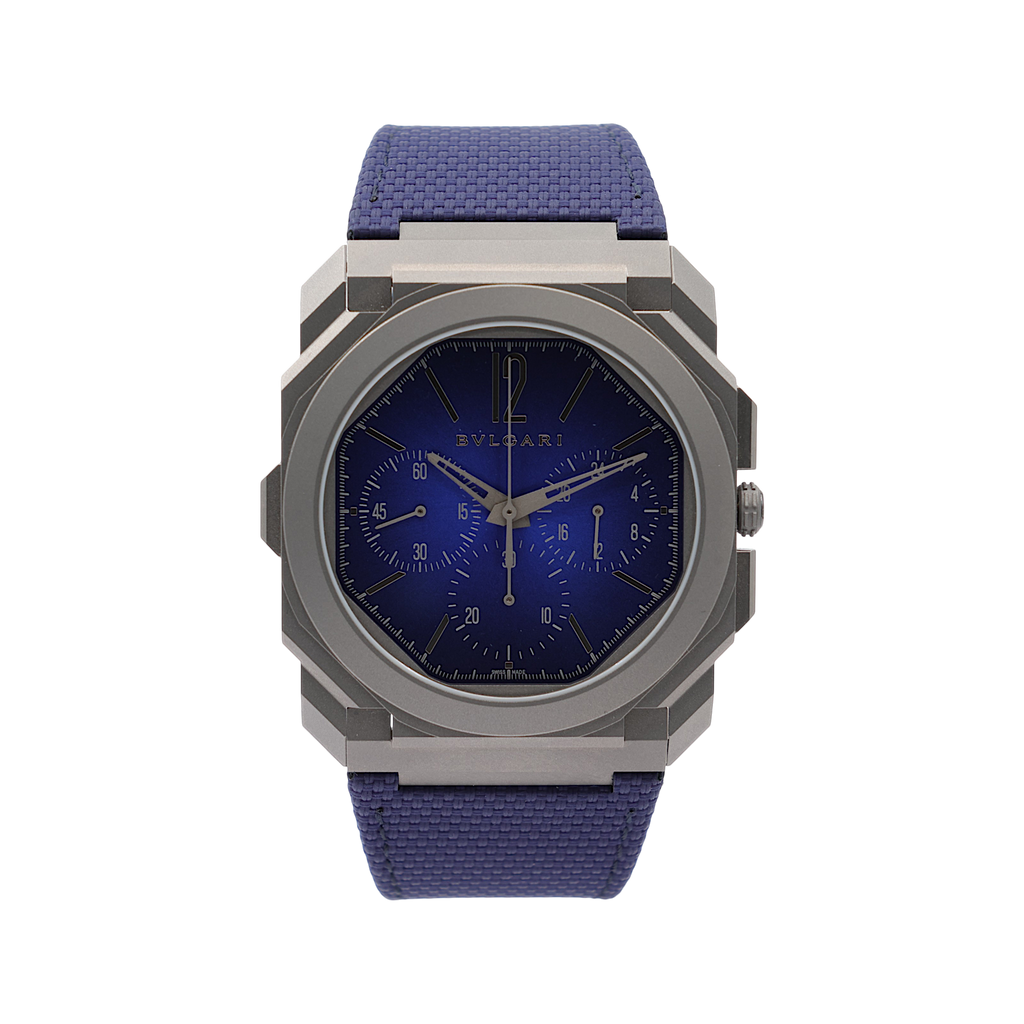 Bulgari - Octo Finissimo Chronograph GMT - "Yoshida Blue" - 103889 - 2025