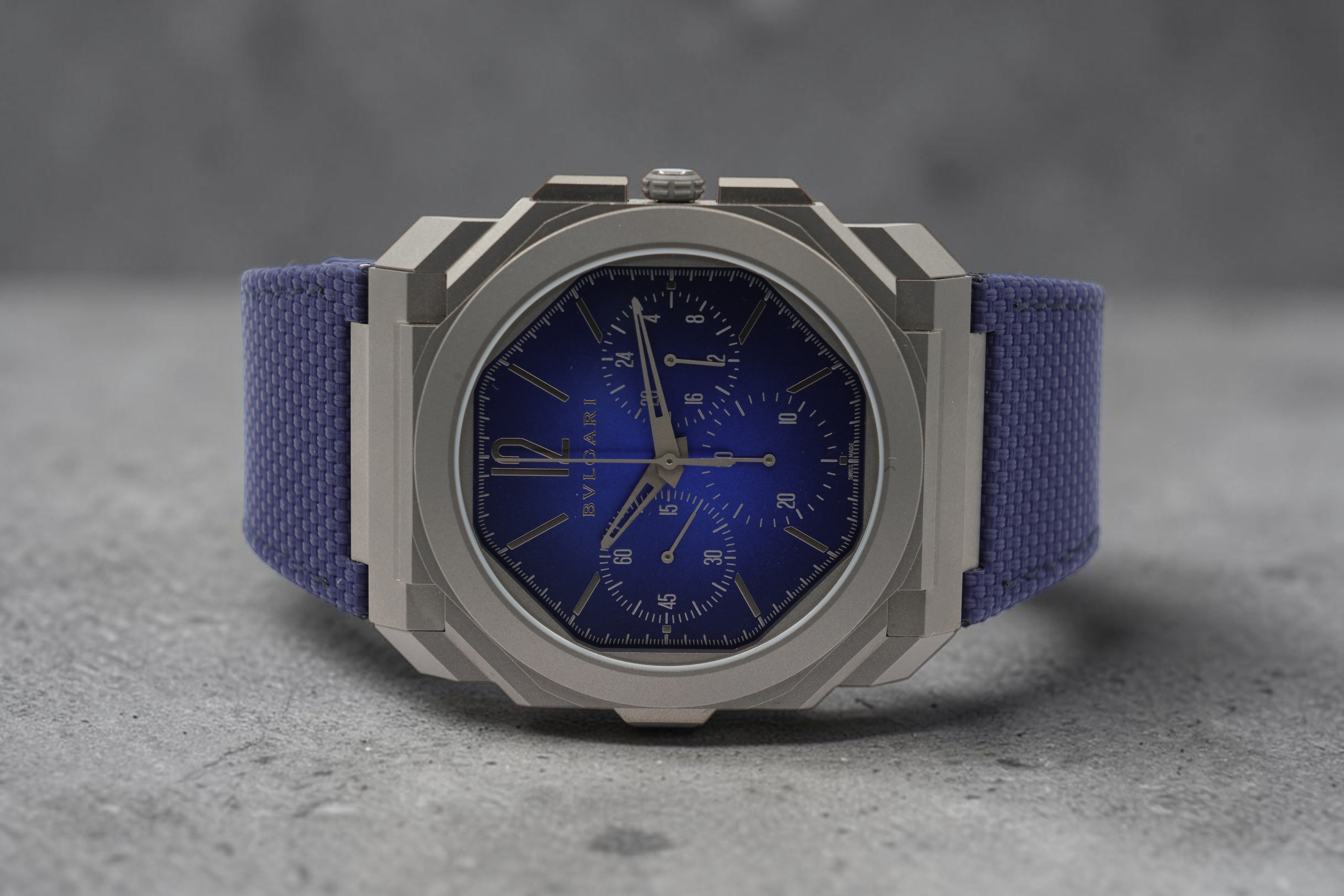 Bulgari - Octo Finissimo Chronograph GMT - "Yoshida Blue" - 103889 - 2025