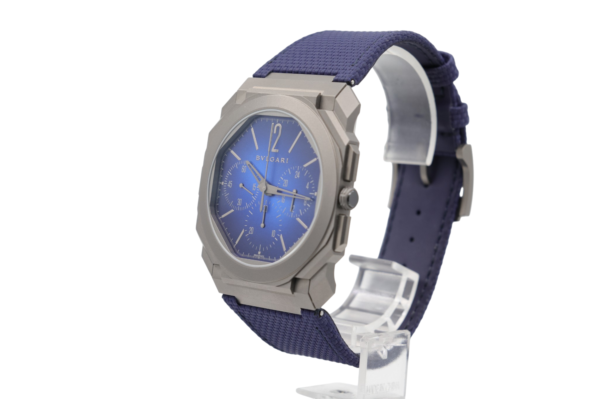 Bulgari - Octo Finissimo Chronograph GMT - "Yoshida Blue" - 103889 - 2025