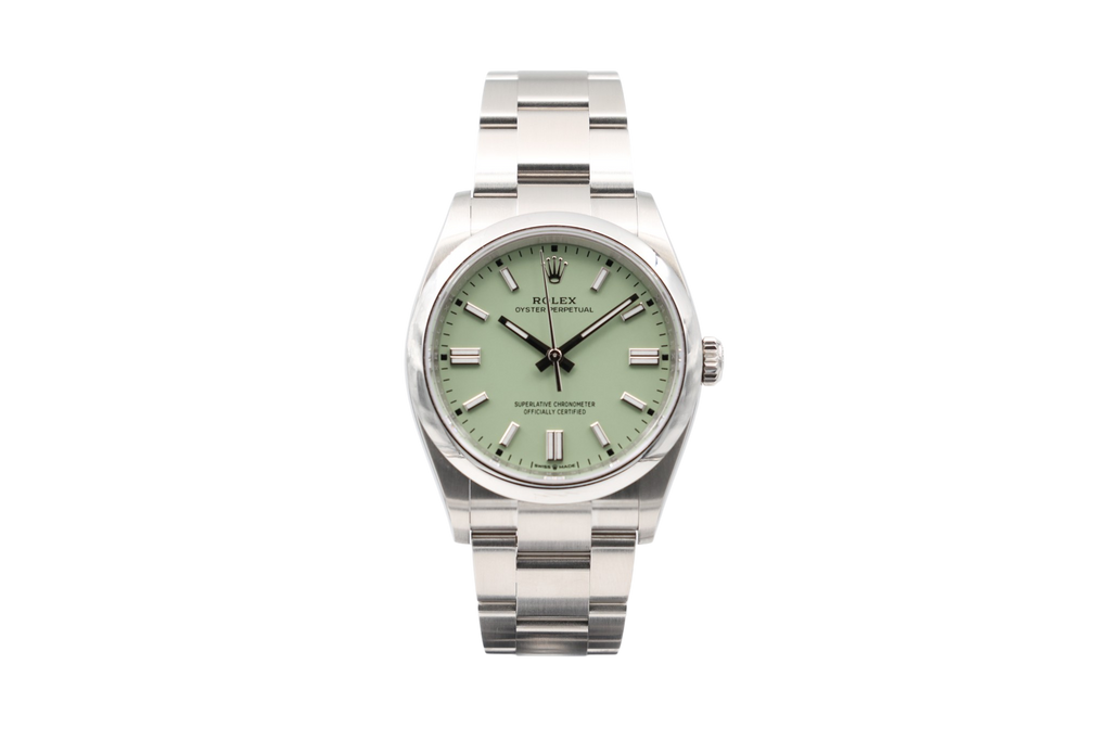 Rolex - Oyster Perpetual - Pistachio Dial - 126000 - 2025