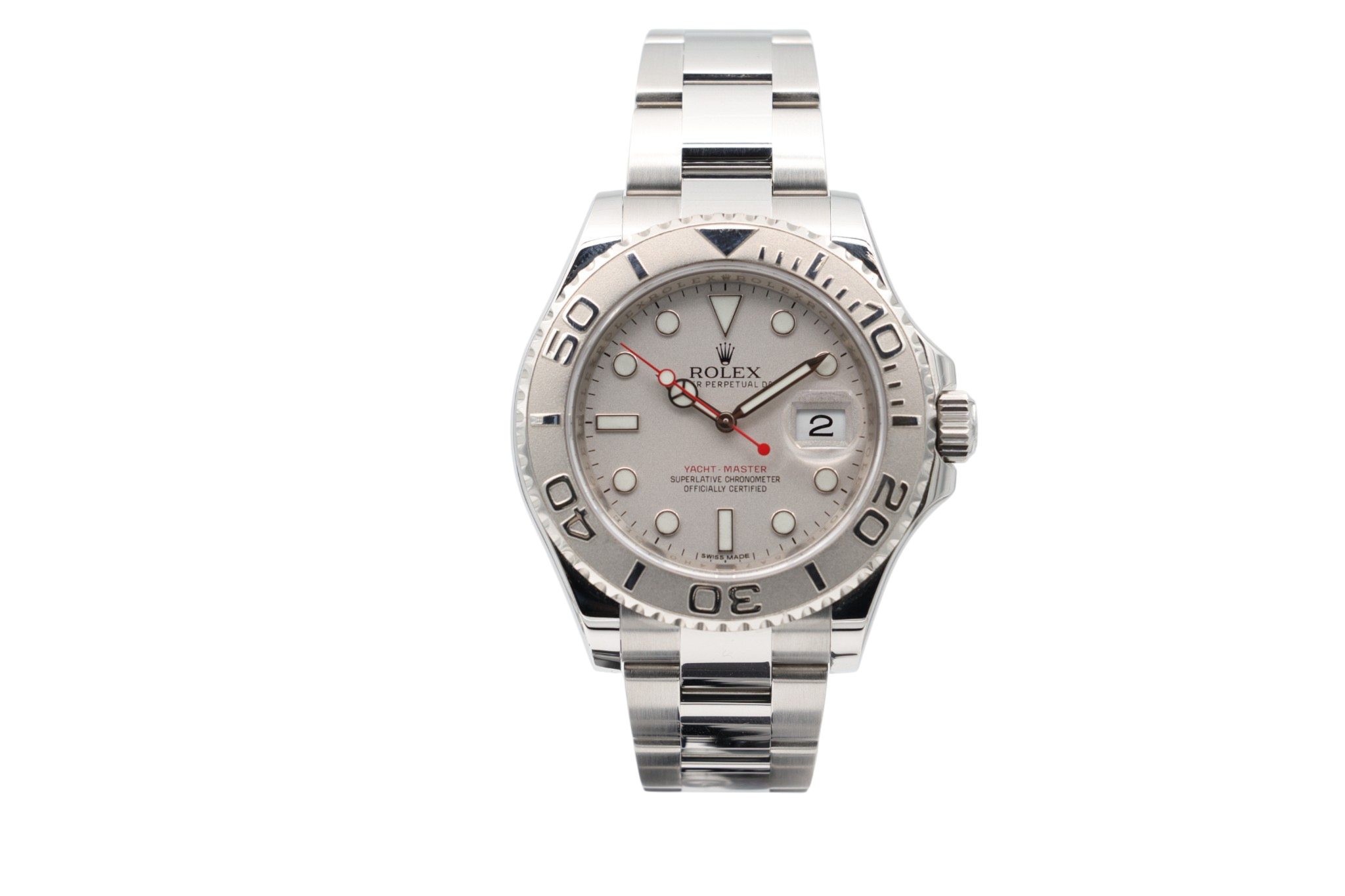 Rolex - Yacht-Master - Platinum Dial - 116622