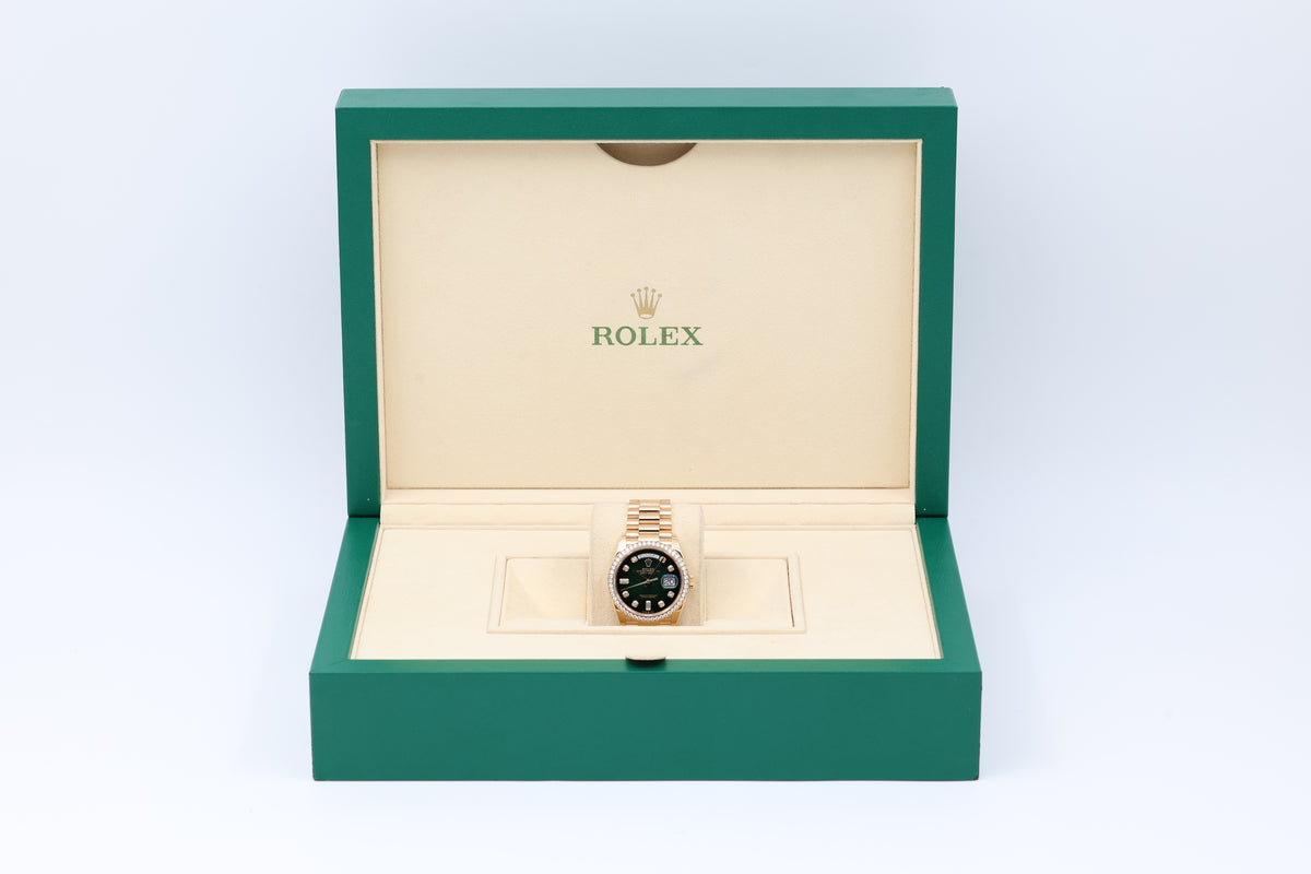 Rolex - Day-Date 36 – Green Ombre – 128348RBR – 2020