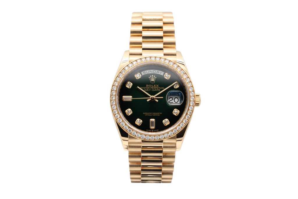 Rolex - Day-Date 36 – Green Ombre – 128348RBR – 2020