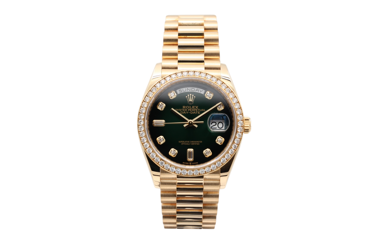 Rolex - Day-Date 36 – Green Ombre – 128348RBR – 2020