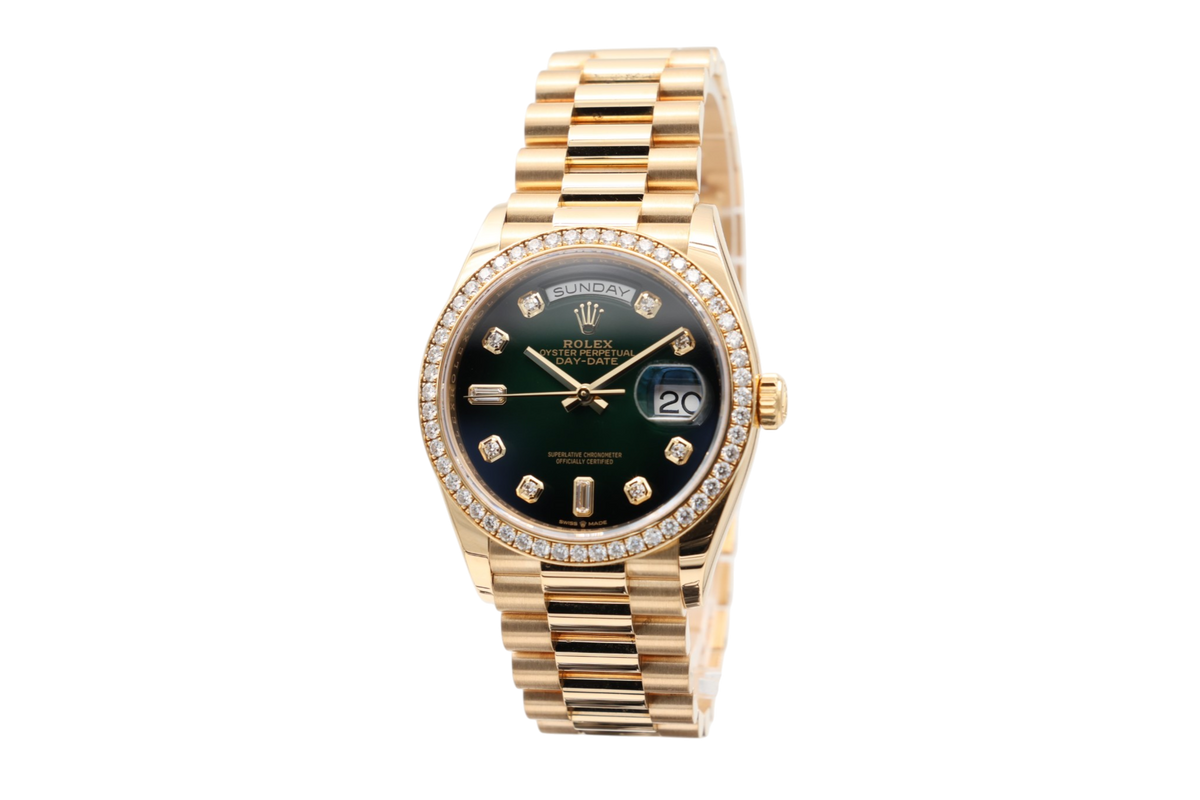 Rolex - Day-Date 36 – Green Ombre – 128348RBR – 2020