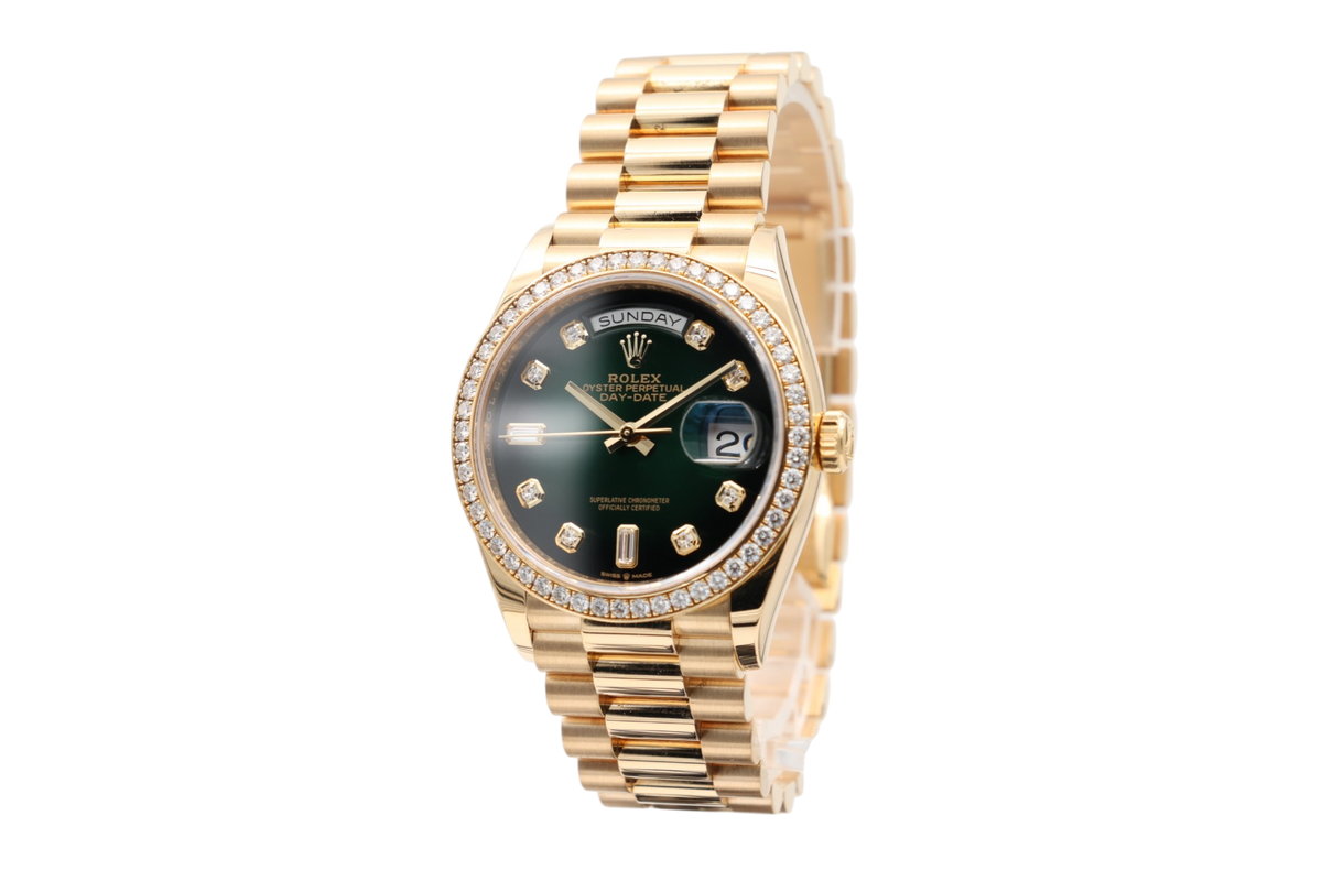 Rolex - Day-Date 36 – Green Ombre – 128348RBR – 2020