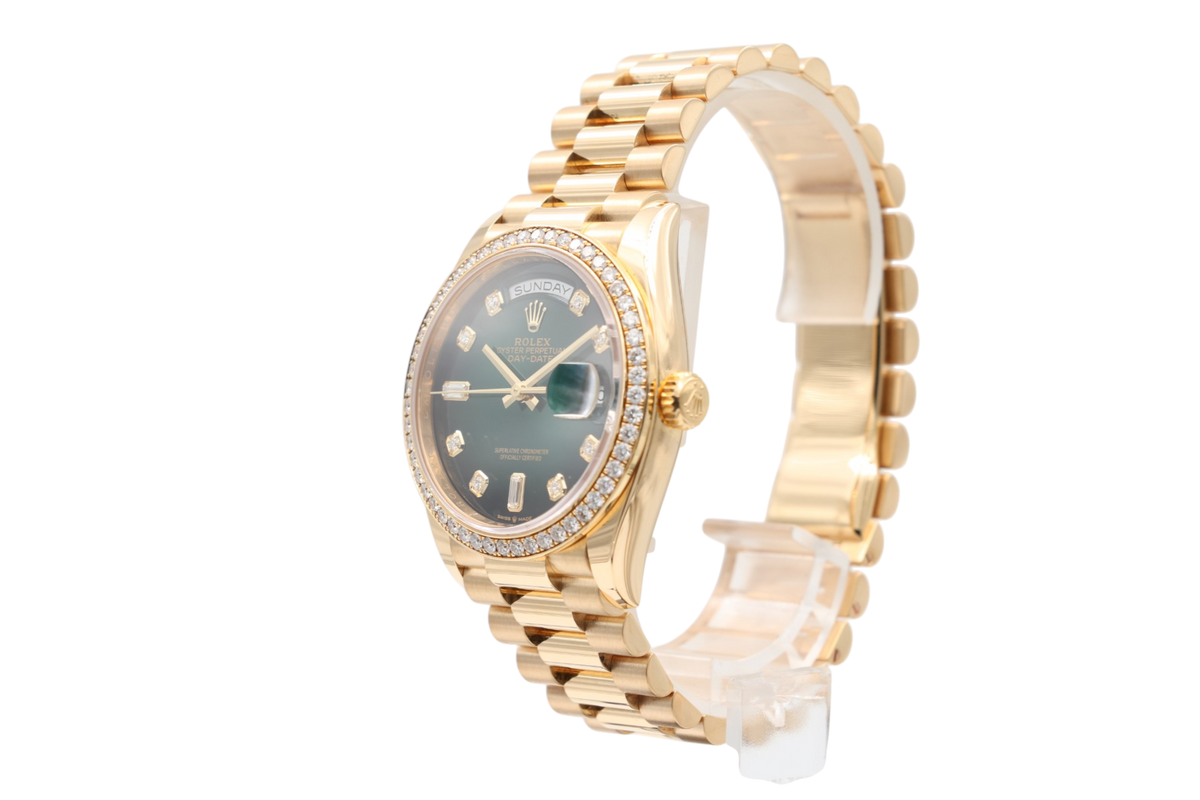 Rolex - Day-Date 36 – Green Ombre – 128348RBR – 2020