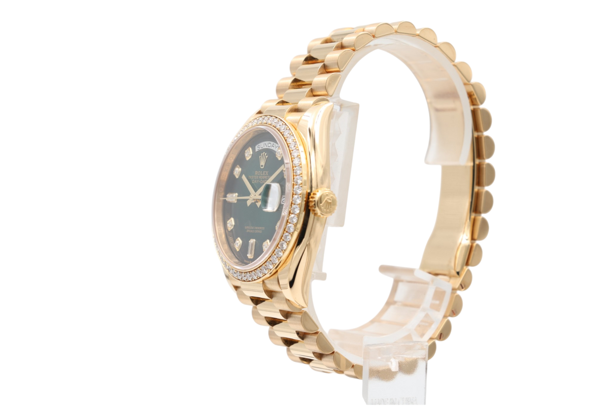 Rolex - Day-Date 36 – Green Ombre – 128348RBR – 2020