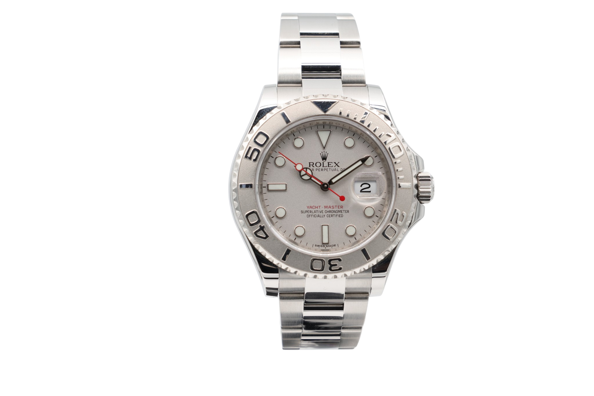 Rolex - Yacht-Master - Platinum Dial - 116622