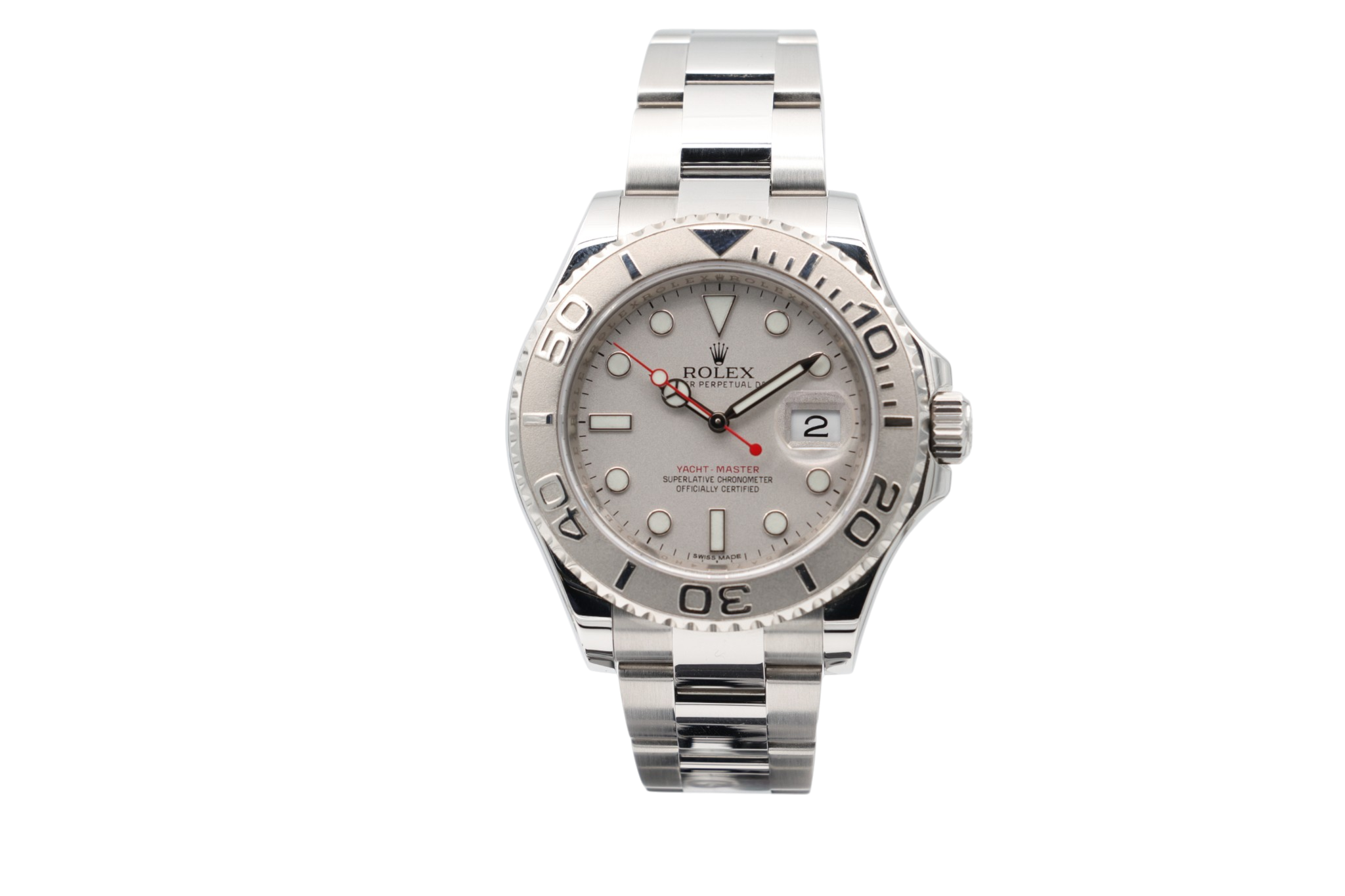 Rolex - Yacht-Master - Platinum Dial - 116622