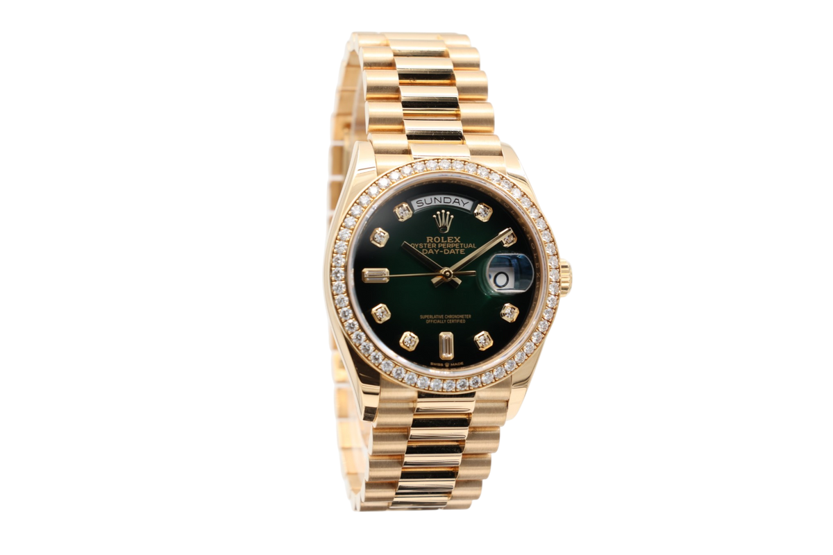 Rolex - Day-Date 36 – Green Ombre – 128348RBR – 2020