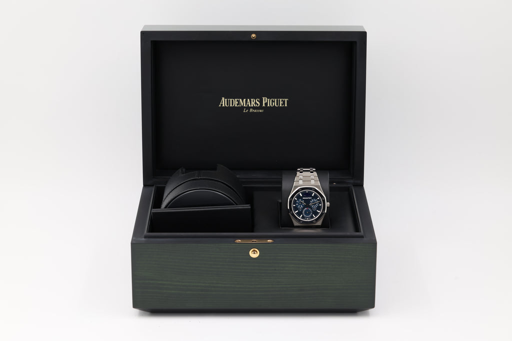 Audemars Piguet - Royal Oak Perpetual Calendar Ultra-Thin – Blue – 26586IP.OO.1240IP.01 – 2021