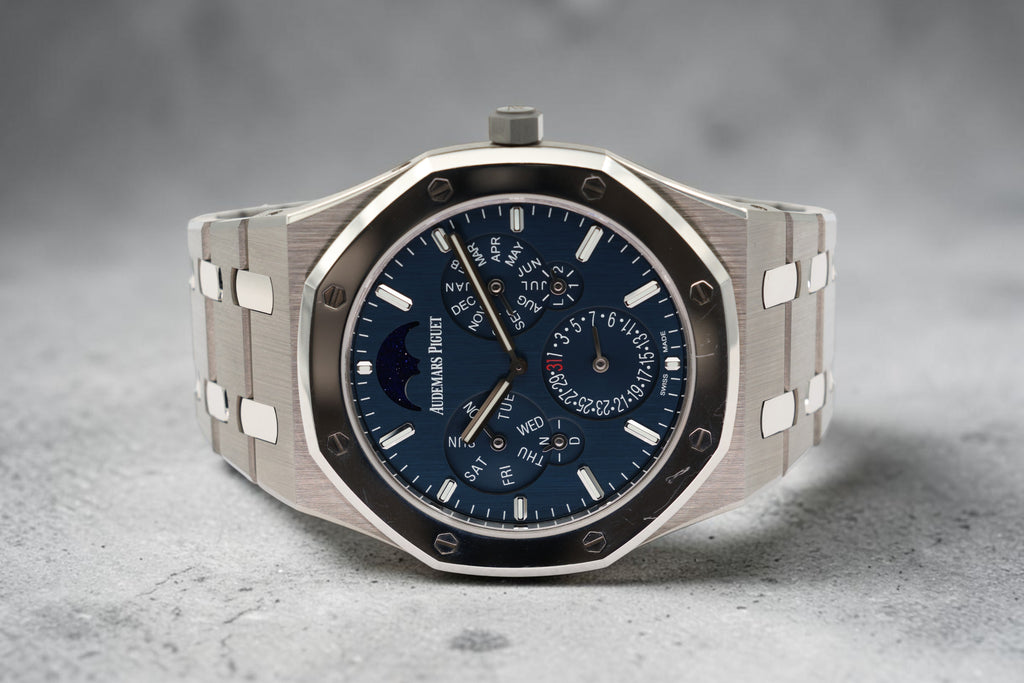 Audemars Piguet - Royal Oak Perpetual Calendar Ultra-Thin – Blue – 26586IP.OO.1240IP.01 – 2021