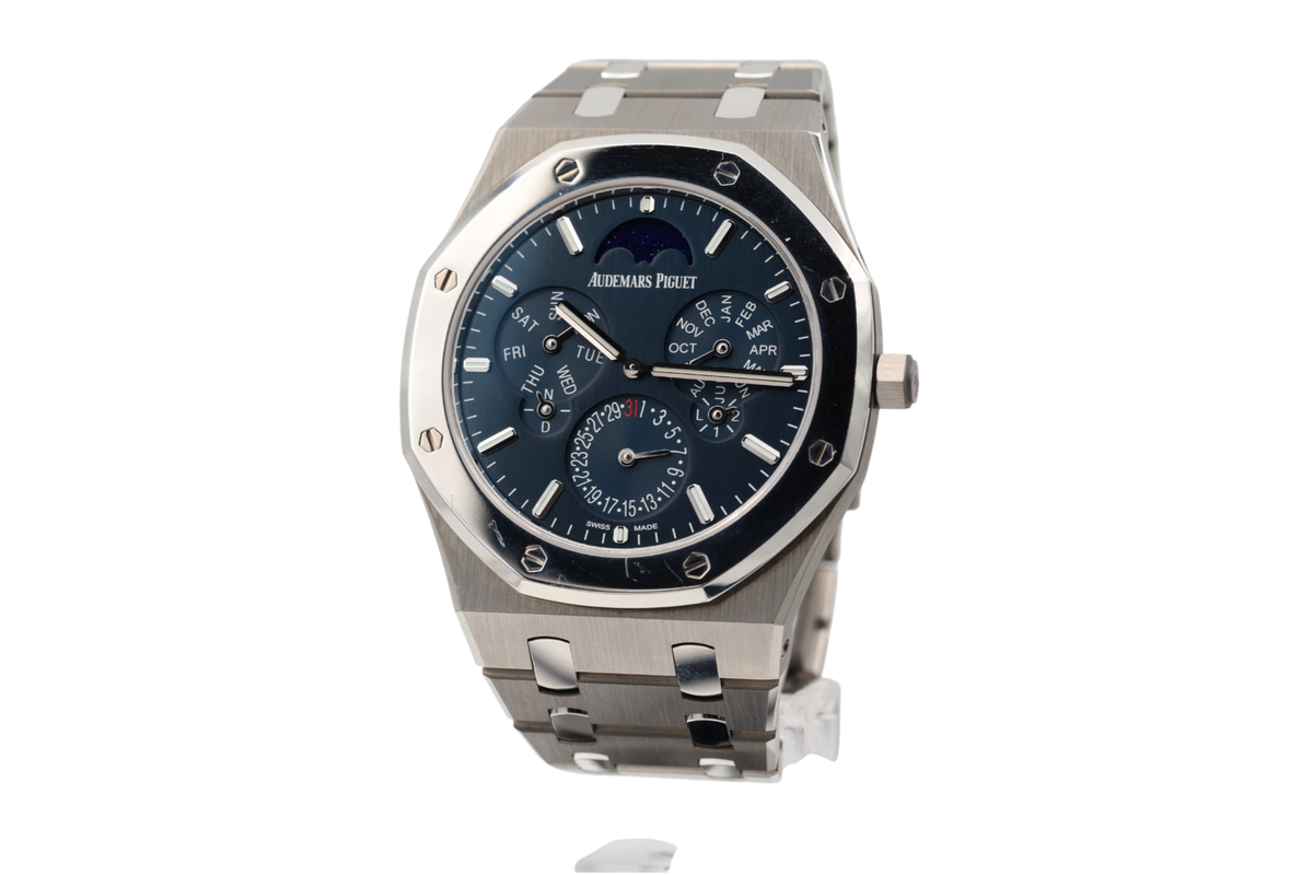 Audemars Piguet - Royal Oak Perpetual Calendar Ultra-Thin – Blue – 26586IP.OO.1240IP.01 – 2021