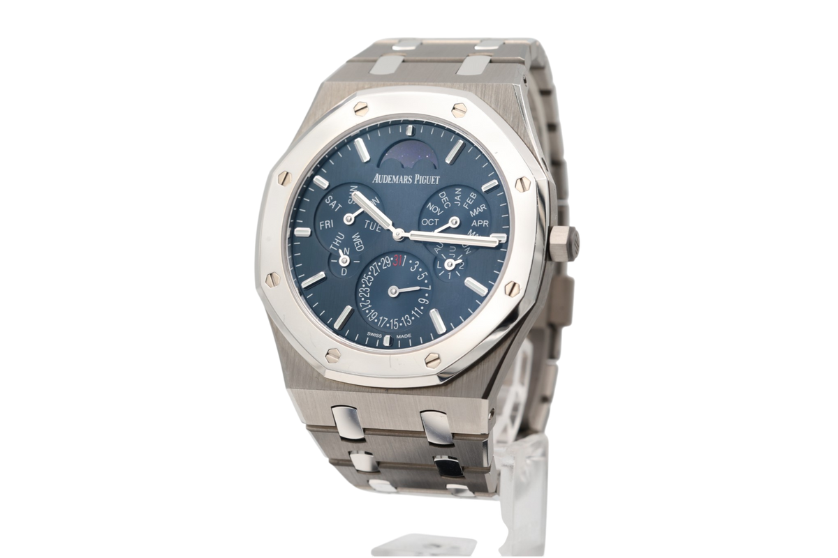 Audemars Piguet - Royal Oak Perpetual Calendar Ultra-Thin – Blue – 26586IP.OO.1240IP.01 – 2021