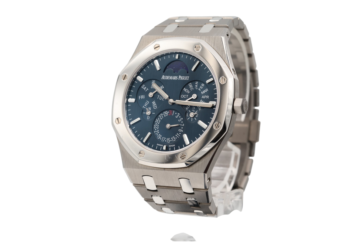 Audemars Piguet - Royal Oak Perpetual Calendar Ultra-Thin – Blue – 26586IP.OO.1240IP.01 – 2021