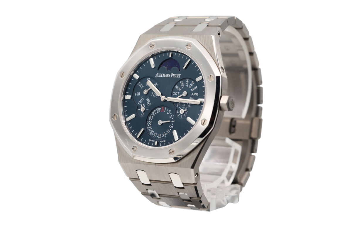 Audemars Piguet - Royal Oak Perpetual Calendar Ultra-Thin – Blue – 26586IP.OO.1240IP.01 – 2021