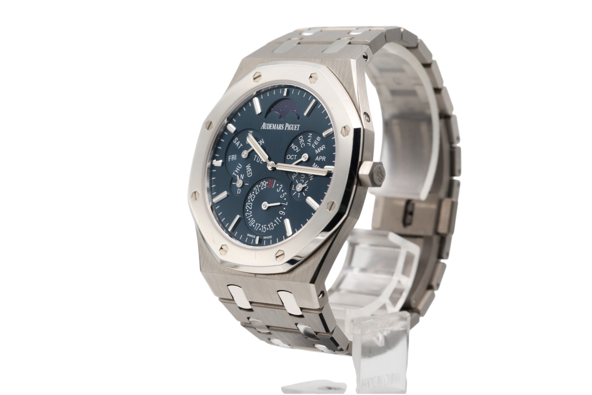 Audemars Piguet - Royal Oak Perpetual Calendar Ultra-Thin – Blue – 26586IP.OO.1240IP.01 – 2021