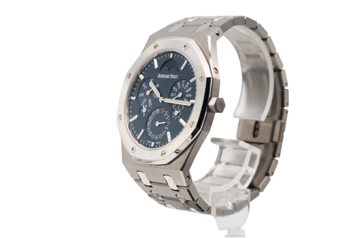 Audemars Piguet - Royal Oak Perpetual Calendar Ultra-Thin – Blue – 26586IP.OO.1240IP.01 – 2021