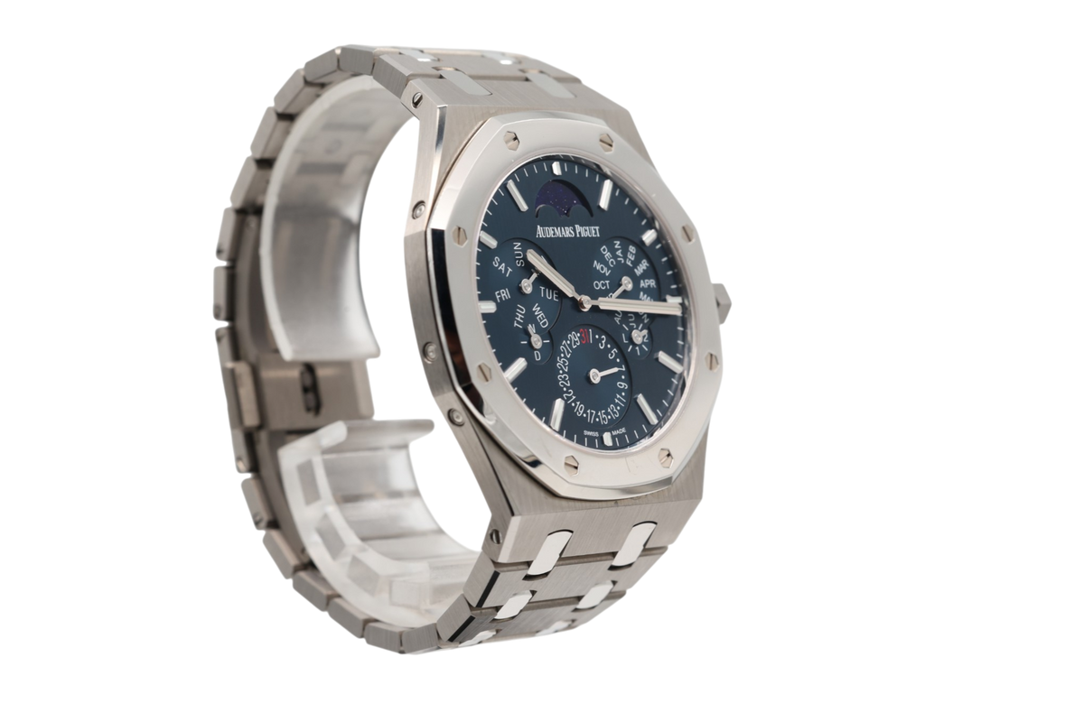Audemars Piguet - Royal Oak Perpetual Calendar Ultra-Thin – Blue – 26586IP.OO.1240IP.01 – 2021