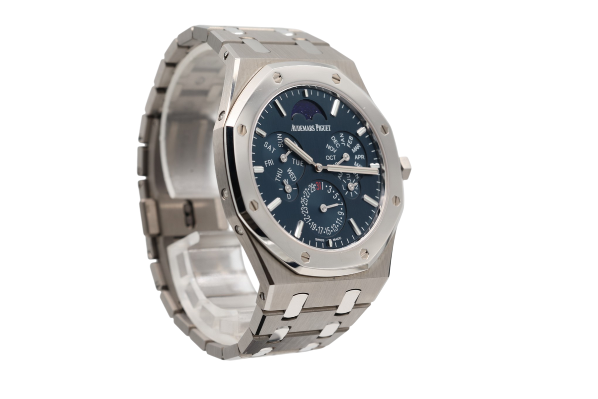 Audemars Piguet - Royal Oak Perpetual Calendar Ultra-Thin – Blue – 26586IP.OO.1240IP.01 – 2021