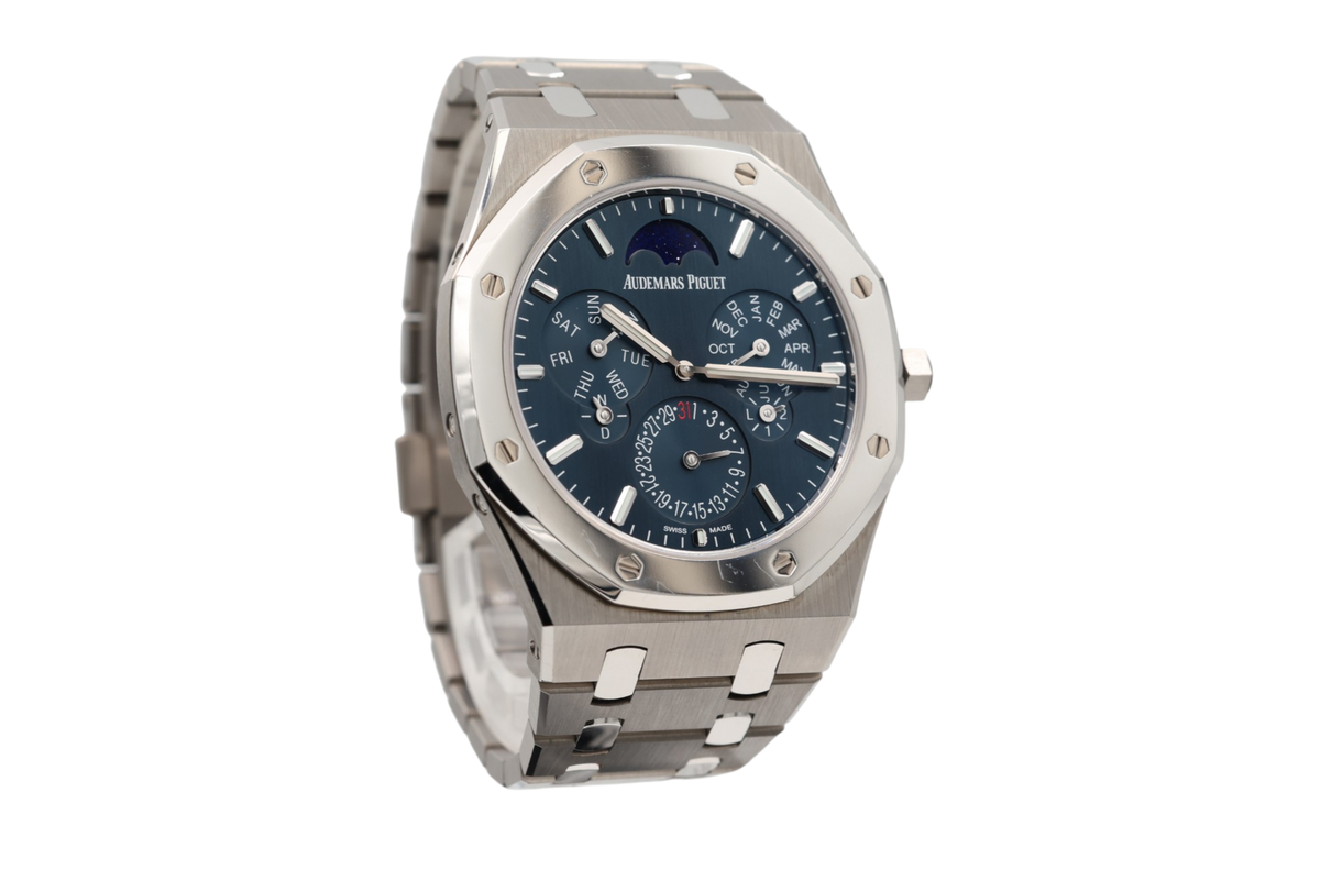 Audemars Piguet - Royal Oak Perpetual Calendar Ultra-Thin – Blue – 26586IP.OO.1240IP.01 – 2021