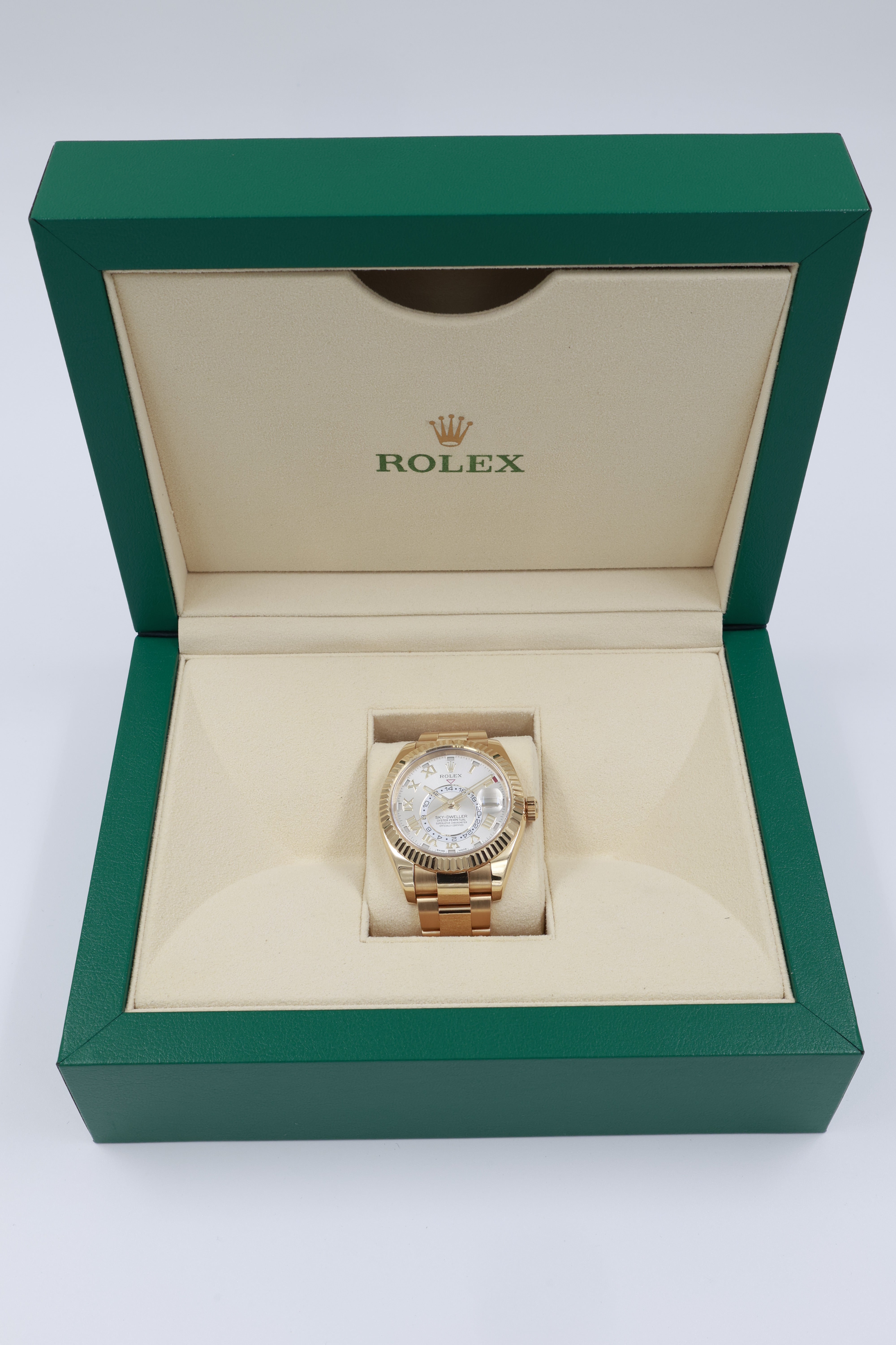Rolex - Sky Dweller - Gold with Silver Dial - 326938 - 2018