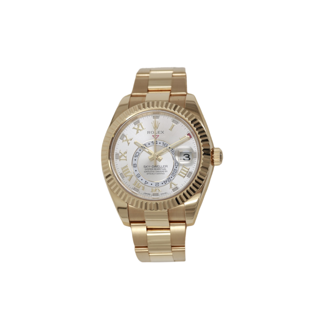Rolex - Sky Dweller - Gold with Silver Dial - 326938 - 2018