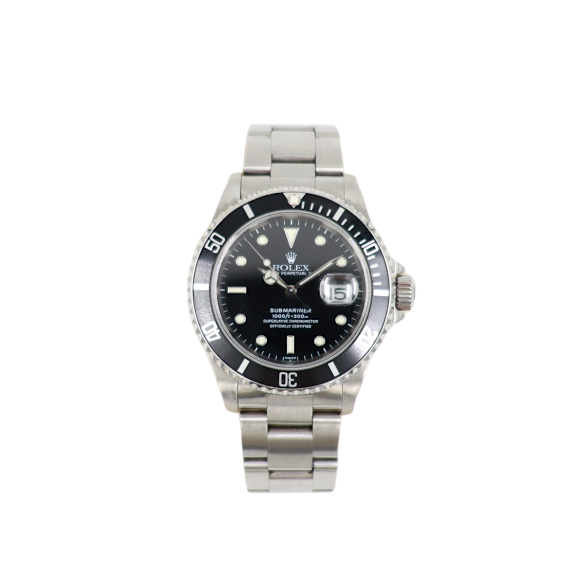 Rolex Submariner - 16610 - 1999 Swiss only dial