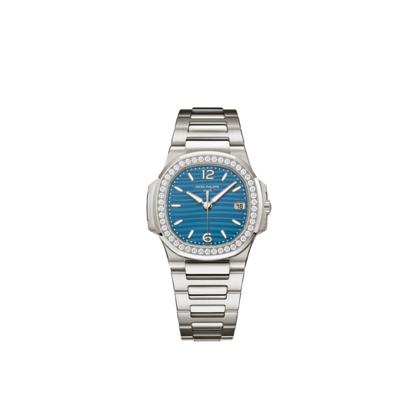 Patek Philippe - Geneve Nautilus - Azure Blue Dial - White Gold - 7010