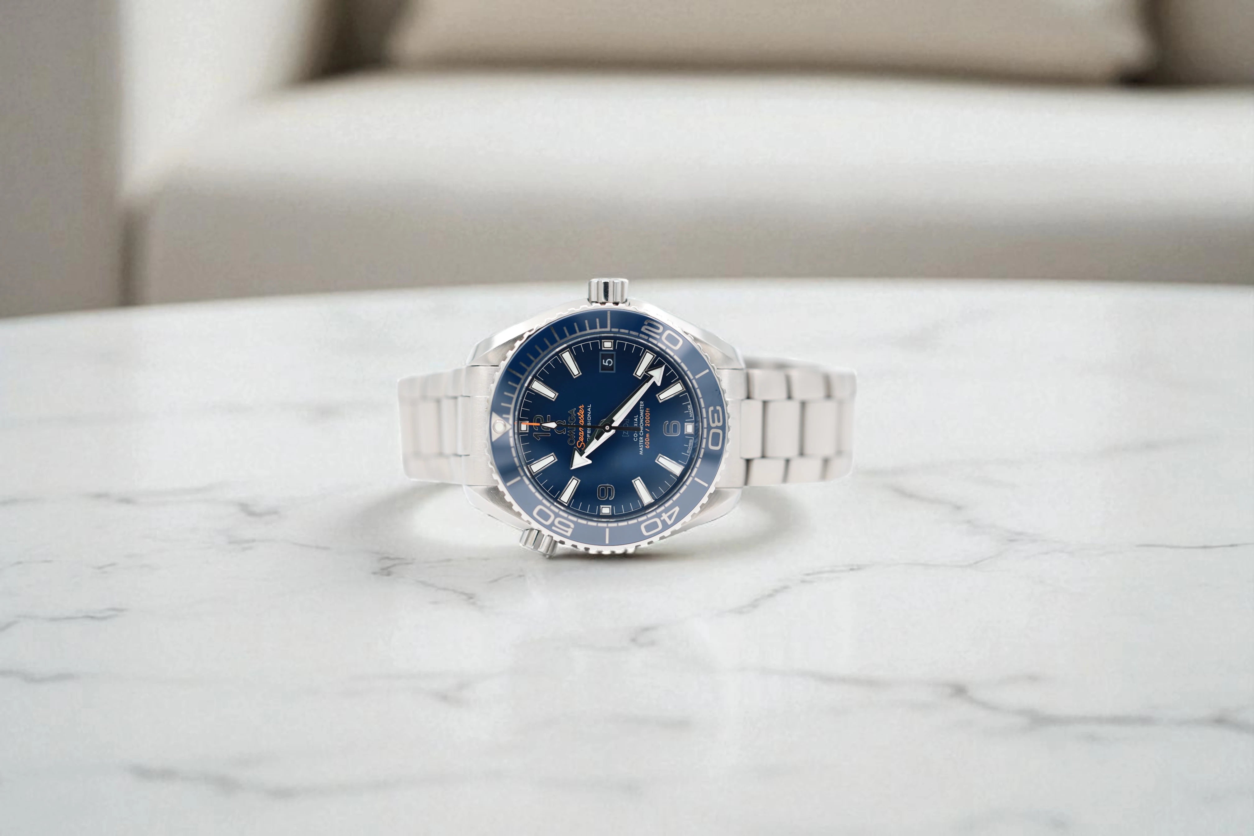 Omega - Seamaster Planet Ocean - Blue Dial - 215.30.40.20.03.001 - 2022