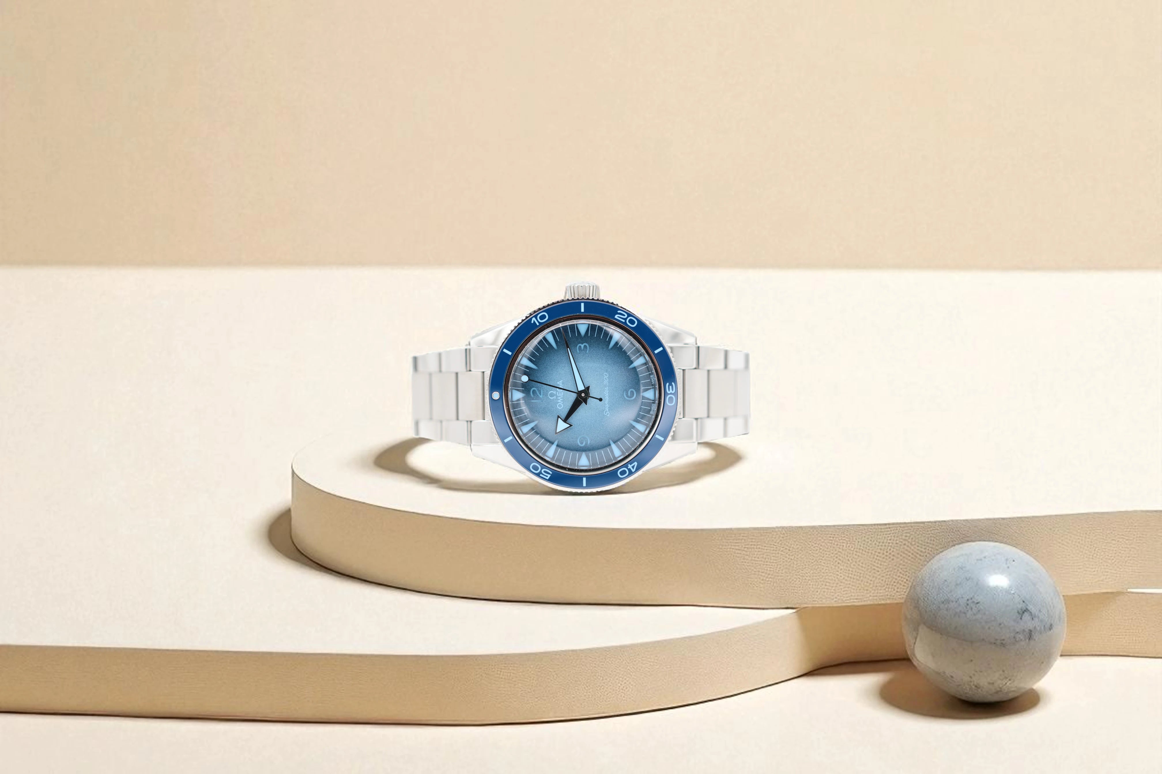Omega - Seamaster 300 - Summer Blue Dial - 234.30.41.21.03.002 - 2024