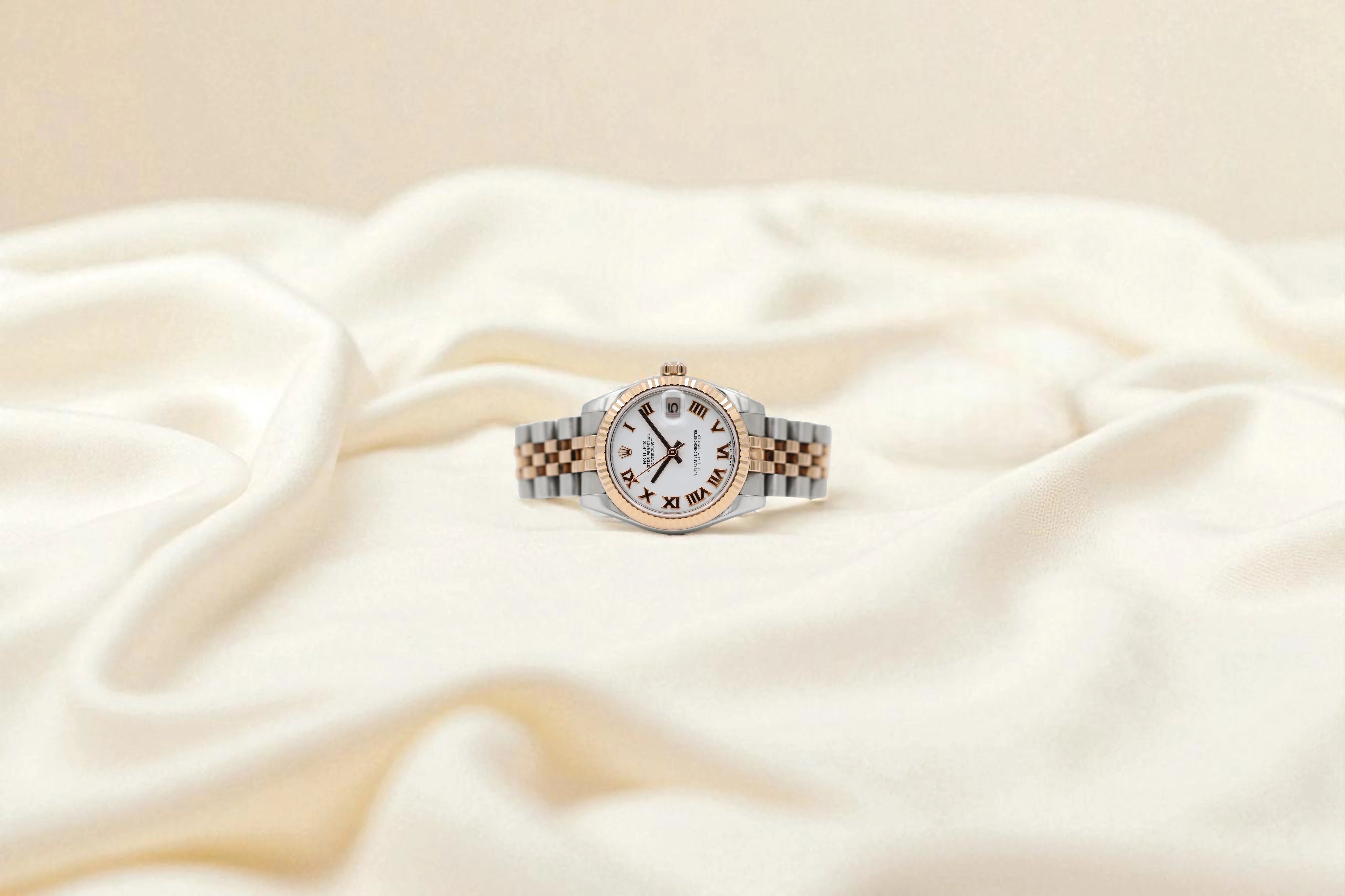 Rolex - Datejust - White Roman Dial - 178271 - 2010